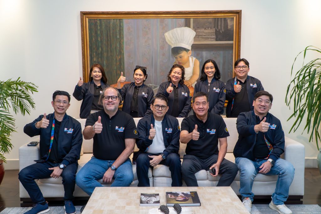 Go Negosyo and Cebu Chamber of Commerce and Industry give the thumbs-up for Cebu’s MSMEs. In the photo are (seated, from left) REGAN REX KING (VP for Cebu Business Mobilization), ANTON PERDICES (CBM 2025 Overall Chairman), JOEY CONCEPCION of Go Negosyo, JAY YUVALLOS (CCCI President), BRYAN YAP (Branding, Marketing, and Communication Chair); and (standing, from left) MARIBEL MELGAR (Manager for Cebu Business Mobilization), APRIL SALAMERO (Partnership and Resource Generation Champion), LILU ALINO (Partnership and Resource Generation Champion), APRIL ONG VANO (Digital Transformation Champion), and ANTHONY NOEL (CBM 2025 Vice Chairman).