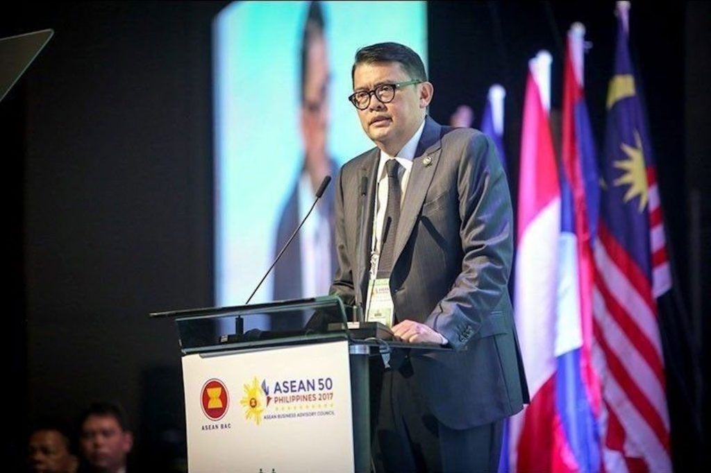 Go Negosyo founder Joey Concepcion during the 2017 ASEAN Prosperity for All Summit.