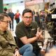 Go Negosyo Founder Joey Concepcion and Senator Bam Aquino during the Go Negosyo 3M On Wheels rollout held on February 10, 2024, at Robinsons Place Manila.