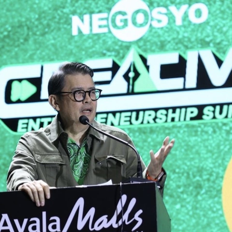 Go Negosyo founder Joey Concepcion during the Go Negosyo Creative Entrepreneurship Summit 2025 held on May 31.