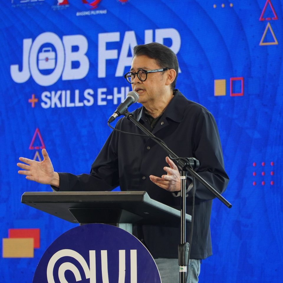 ASEAN-BAC 2026 chair and Go Negosyo founder Joey Concepcion during SM Job Fair + Skills e-Hub, at the SM Mall of Asia Music Hall in Pasay City.